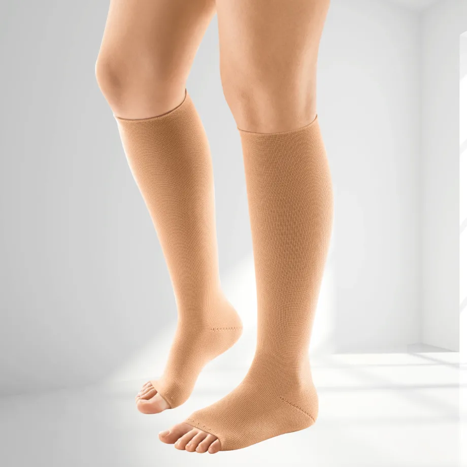 Meia Venosan Flat Strong Compressão 30-40 mmHg, Malha Plana 3/4