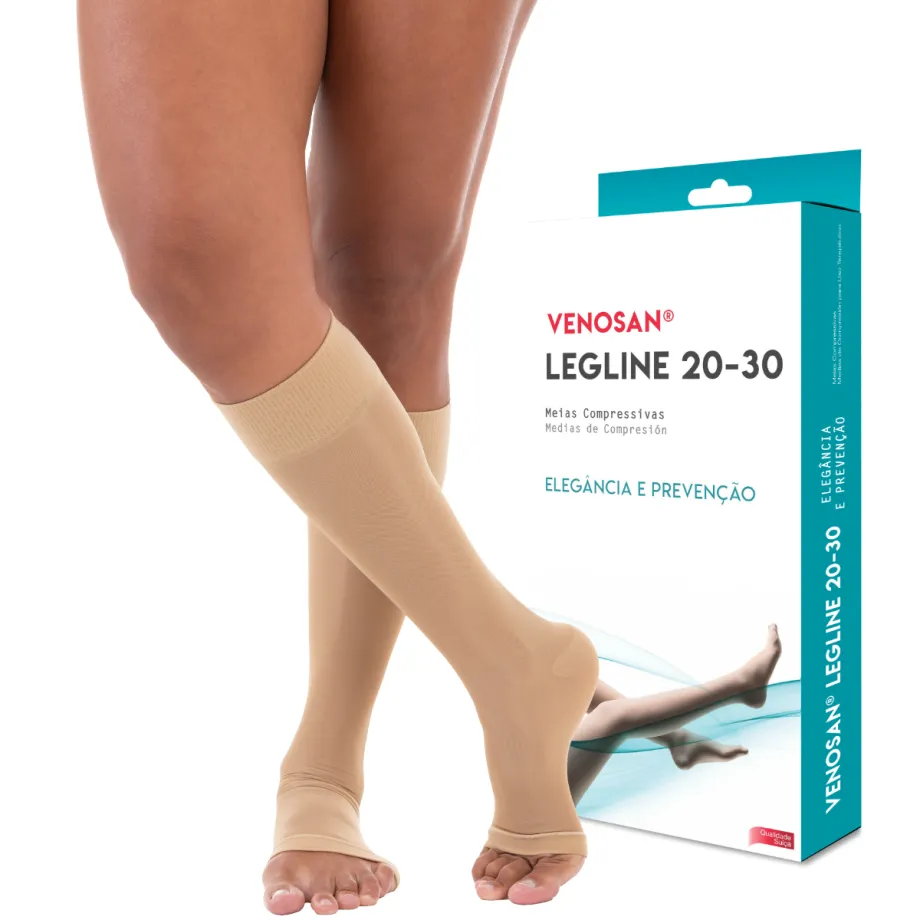 Meia Venosan Legline Compressão  20-30 mmHg, 3/4
